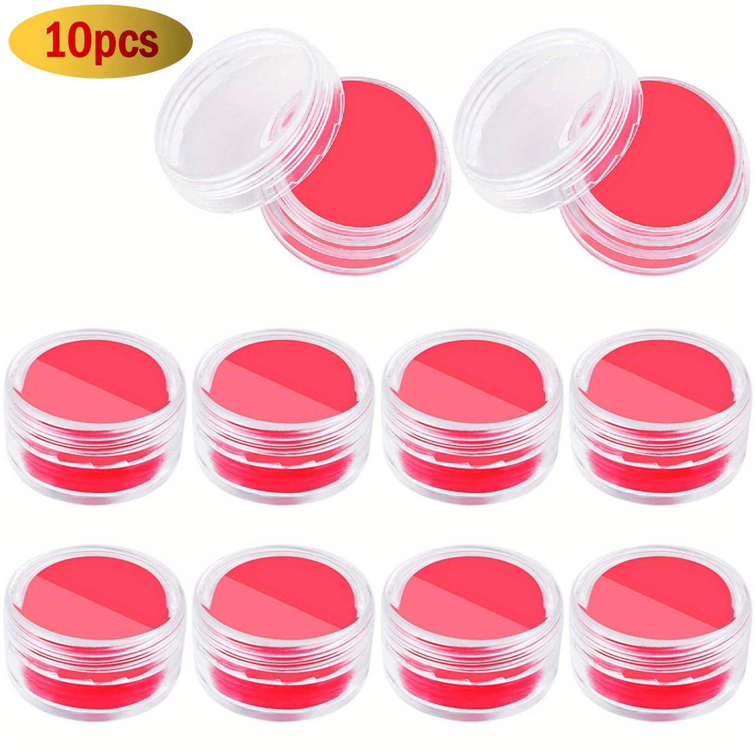 10 Pieces Diamond Painting Wax Storage Container Case with Glue  Clay, Diamond Painting Glue Painting Glue Clay Organizer for Diamond  Painting Embroidery Accessories (Red)