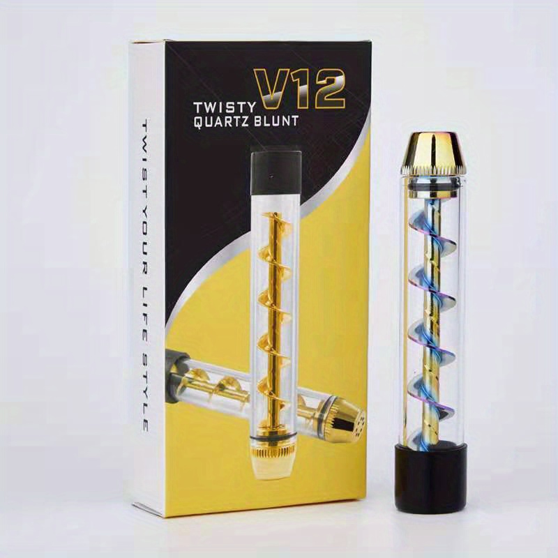 Non-Disposable Spiral Glass Blunt 3in1 Pipe Smoke Tip Cigarette Device -  China Smoking Blunt and Smoke Pipe price