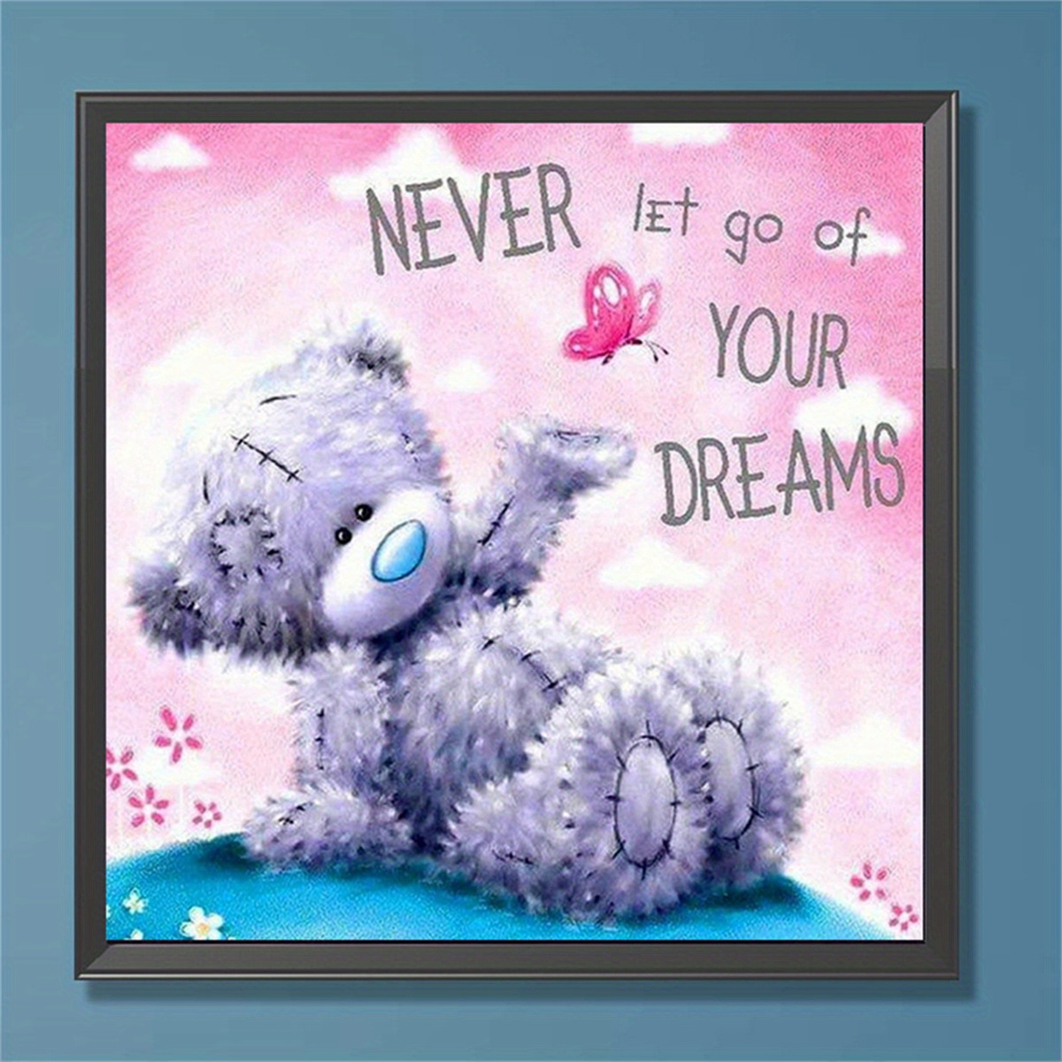 5D Diamond Painting Fluffy Teddy Bear Kit