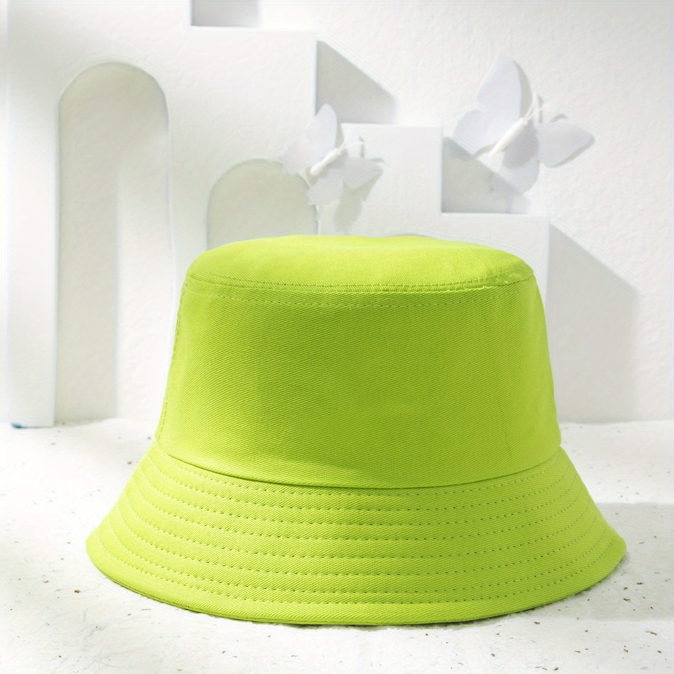 Bucket hat hot sale neon green