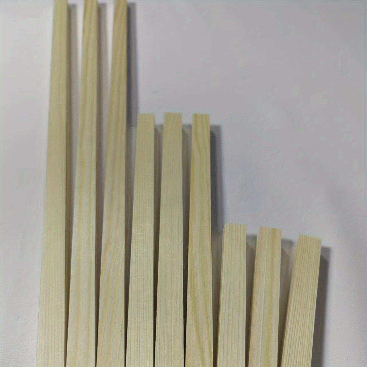 30pcs Balsa Wood Sticks Craft Square Wood Strips Wooden Dowel Sticks 12  Inch Hardwood Craft Sticks 1/4 Inch Thin Wood Strips For Models Making DIY