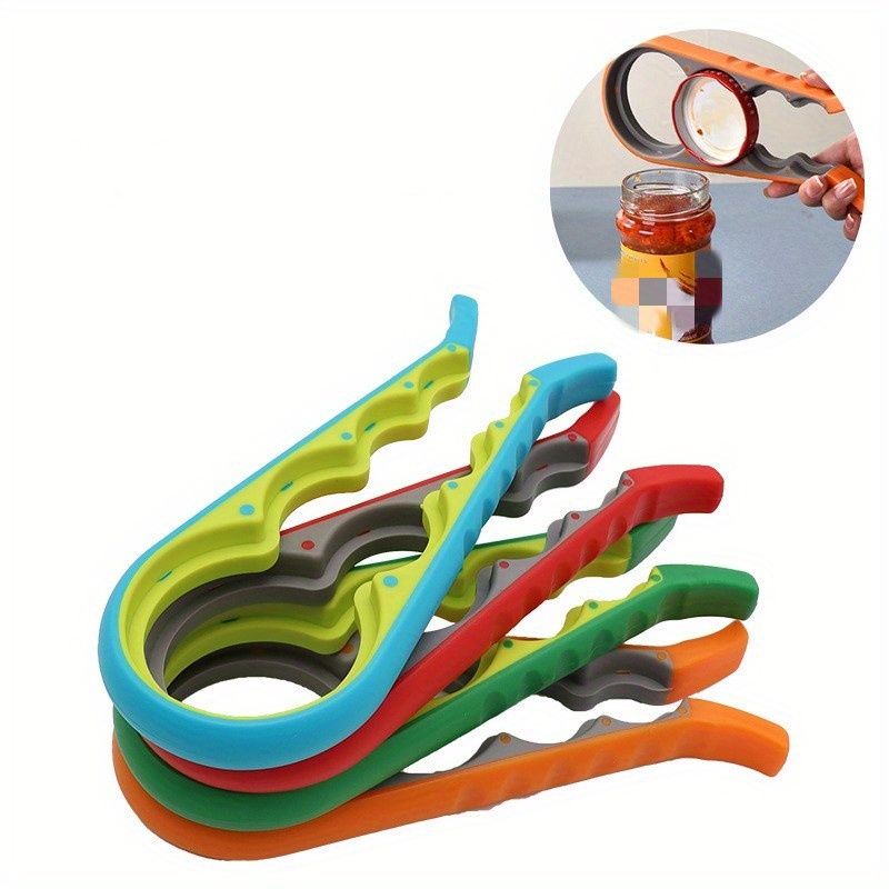 Silicone Multifunctional Four-in-one Bottle Opener, Bottle Opener Clip, Lid  Opener, Can Opener, Bottle Opener For Arthritis Hands And Weak Hands, Aging  Arthritis Bottle Opener, Kitchen Gadgets, Kitchen Supplies, Kitchen Tools,  Kitchen Stuff 
