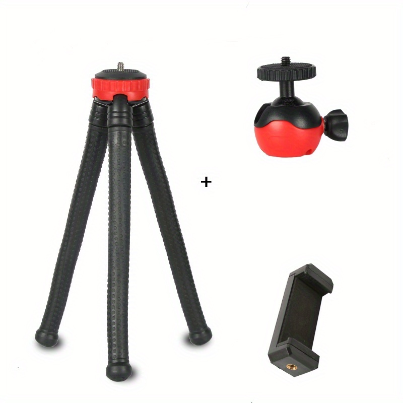 Soporte para cámara mini trípode, soporte de trípode para teléfono pequeño  de de primera para teléfonos móviles Proyector DSLR naranja Macarena  Soporte para cámara mini trípode