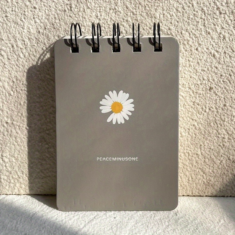 Cute Mini A7 Notebook Portable Notepad Flower Print Notebook ...