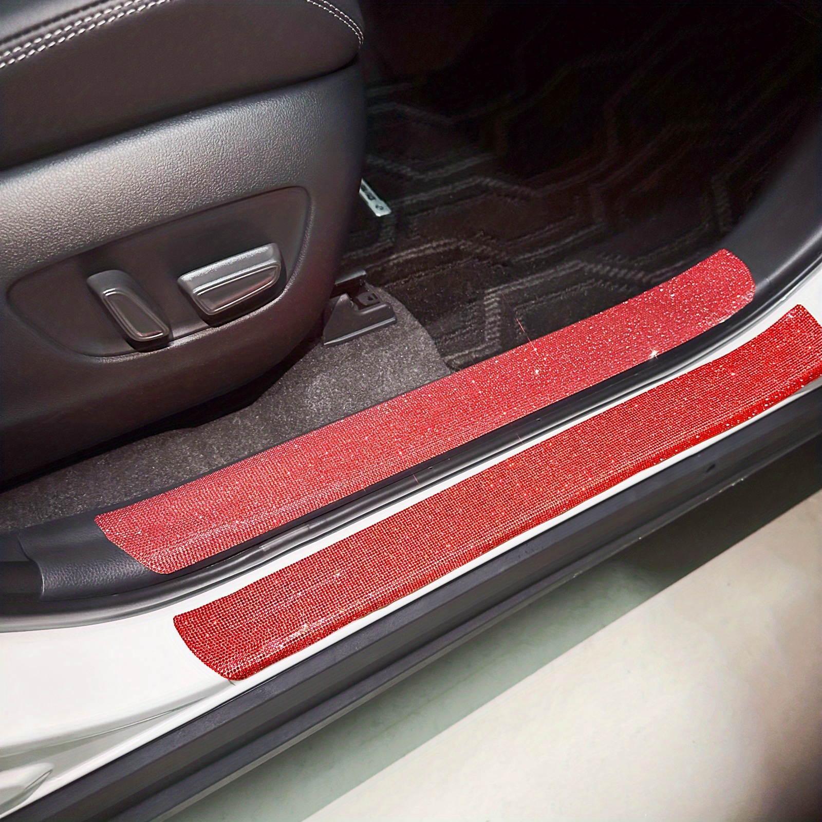 4x Auto Einstiegsleisten Schutzfolie Lackschutz Türschwelle Schutz  Aufkleber