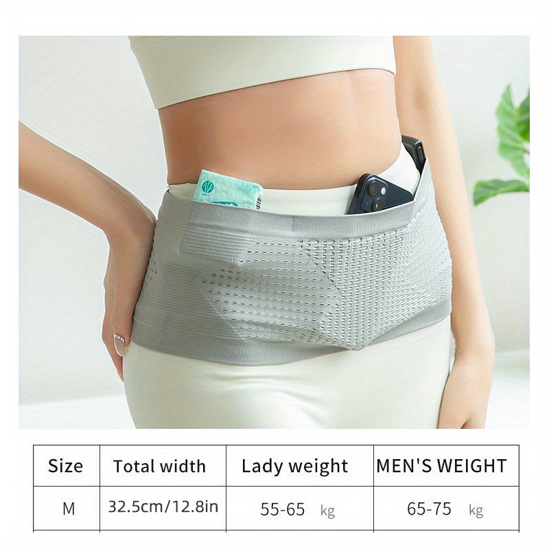 Stable Sports Waist Bag Seamless Knitted Breathable - Temu
