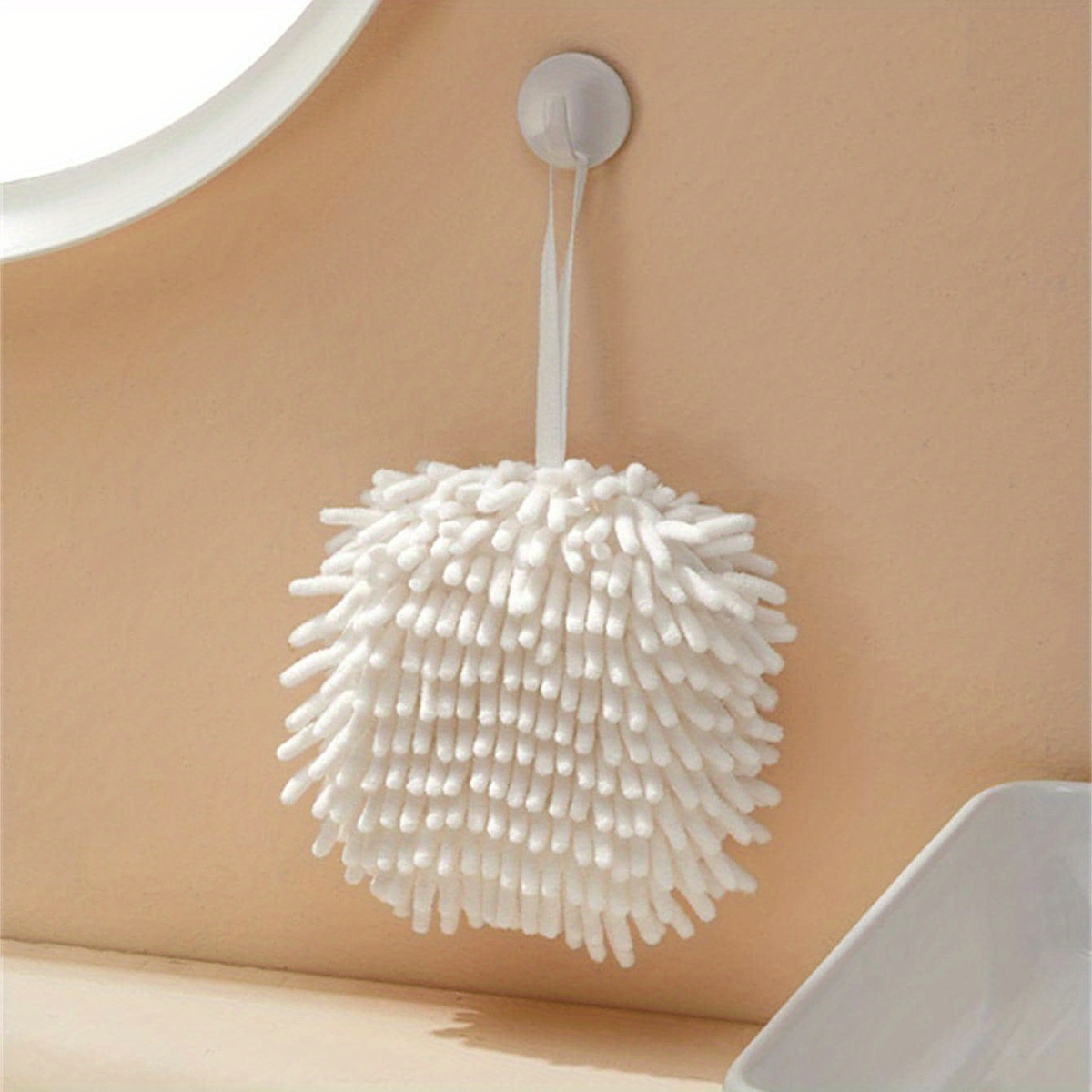 Microfiber Hand Drying Towels，Bathroom Super Absorbent Cleaning Flower  Balls for Bathroom Kitchen 