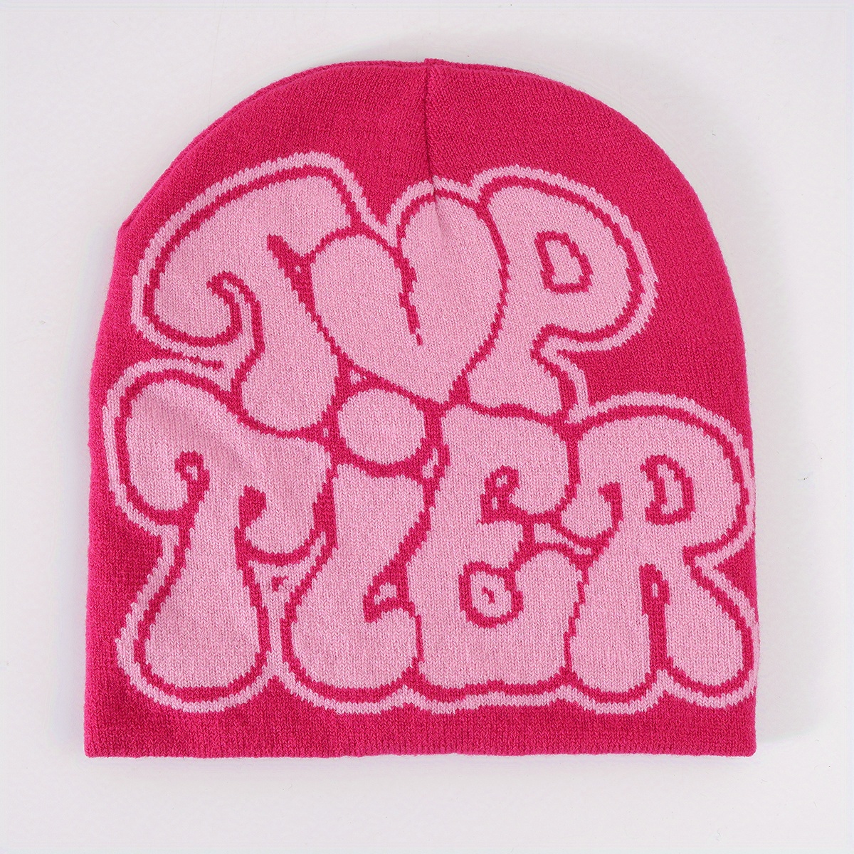 Y2K Knitted Beanie Hat for Men and Women