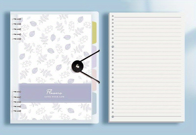 Organize Notes In Style Detachable A5/b5 Spiral Notebook! Temu