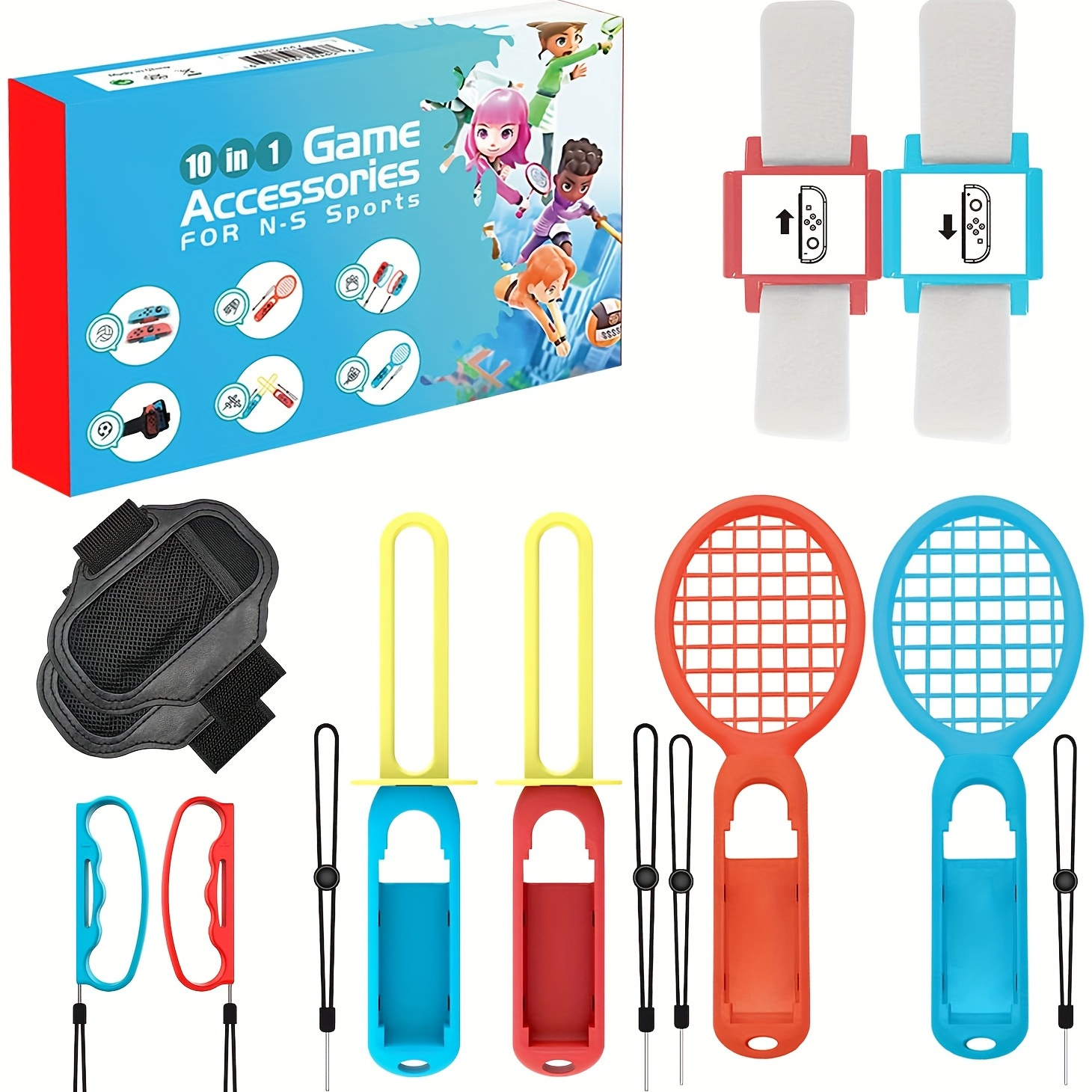 10 Em 1 Switch Sports Accessories Bundle Kit Para - Temu Portugal