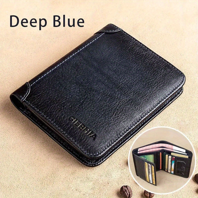 Genuine Leather Wallets For Men Credit Card Holder Coin Purse