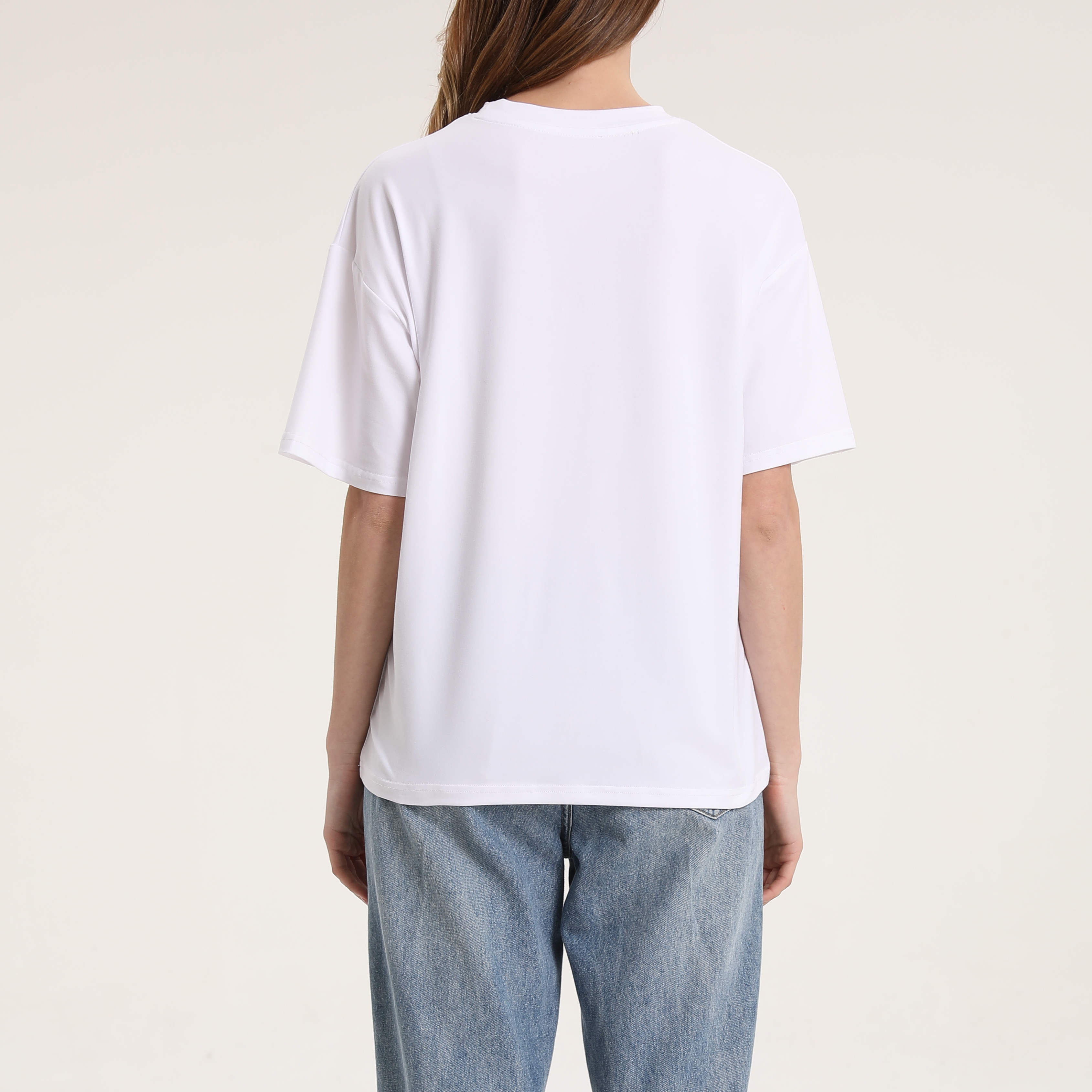 BAOKUAN Women's Dandelion Print Short Sleeve T-Shirt – Soft Casual Graphic Tee, Make A Wish Design - View #3