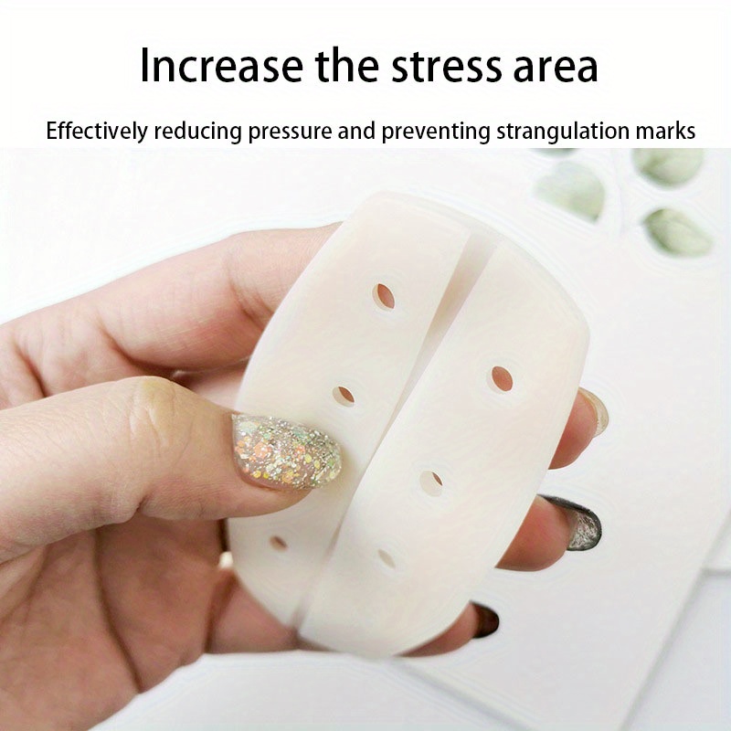 Invisible Silicone Shoulder Pads Non-slip Bra Strap Cushions