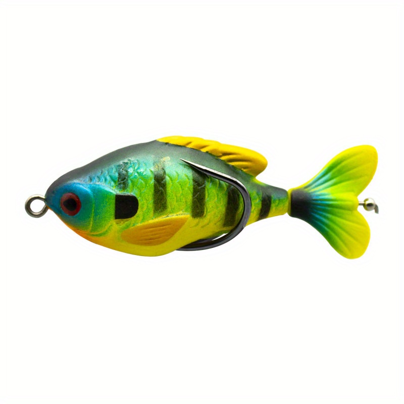 Catch Bass Topwater Fishing Lure Artificial Bait Soft Lures - Temu