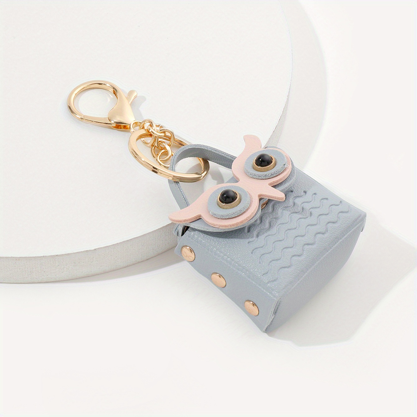SNSDOJ Portable Cute Kids Animal Printed Pattern Mini Key Bag Owl