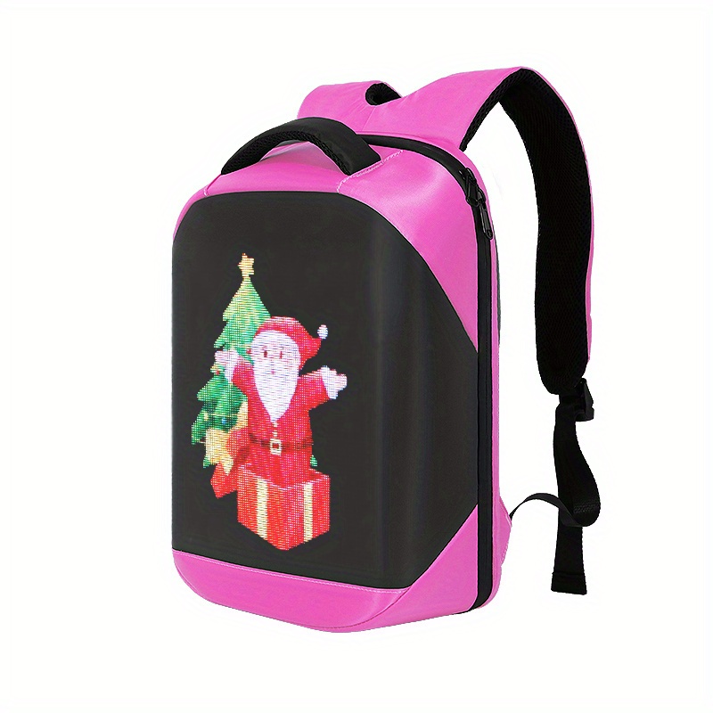 Free Shipping 3rd New Generation Dynamic Displayed LED Backpack APP  Controlled LED Advertising Bag