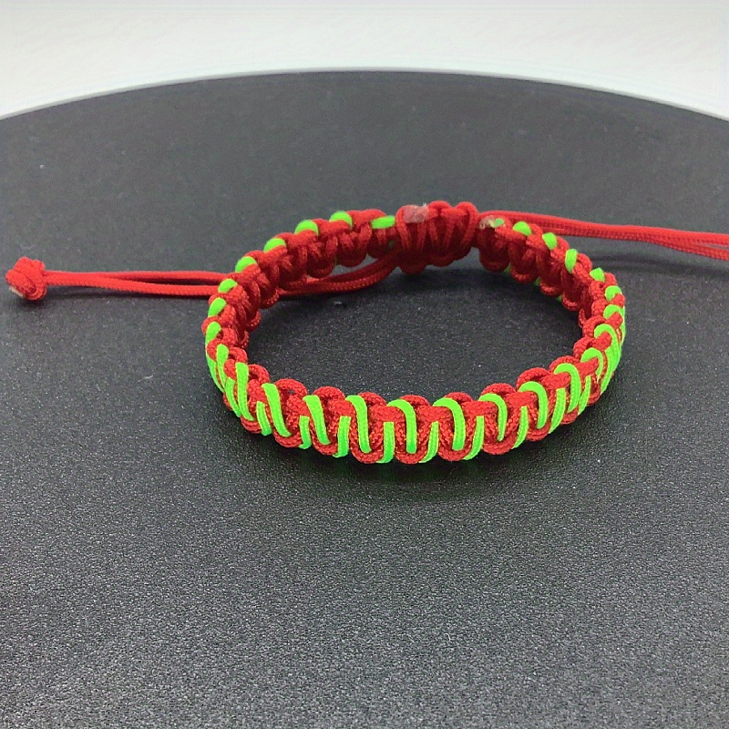 Red Braided Bracelet For Men - Temu