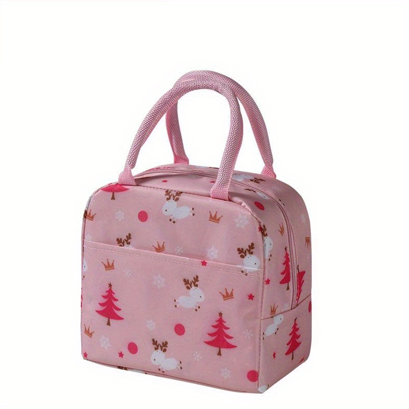 Flamingo Pattern Insulated Lunch Bag, Modern Reusable Portable Lunch Bag  For Office Work School Picnic Beach - Temu