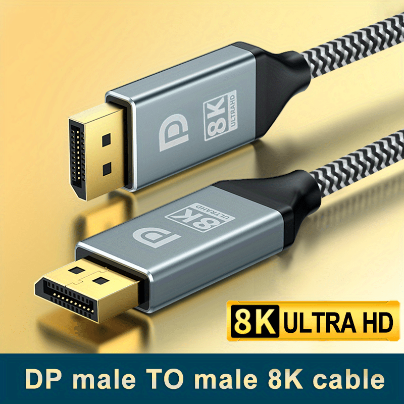 Câble DisplayPort 1.4 mâle / mâle