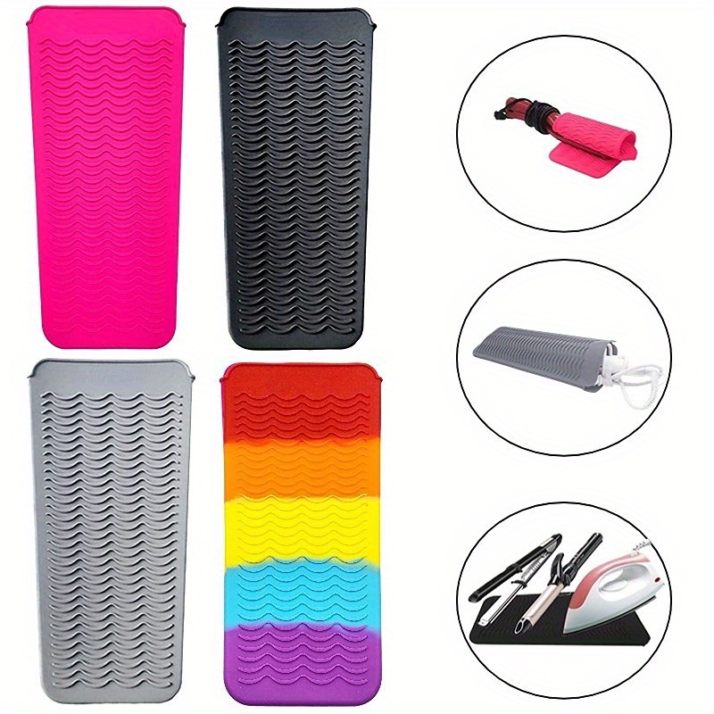 Silicone Heat Resistant Mat Anti heat Pad For Hair - Temu