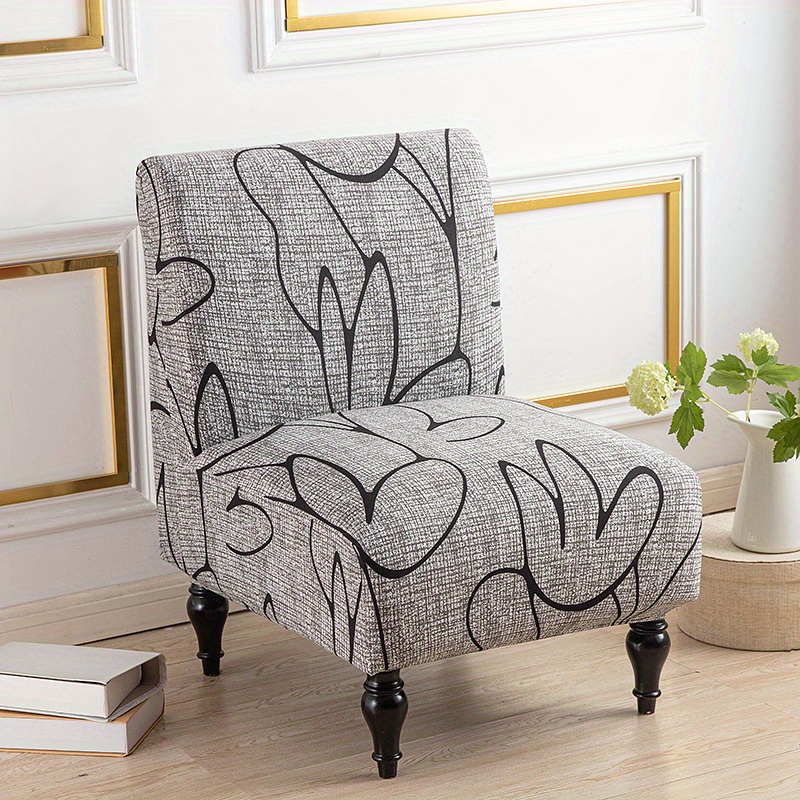 Living room best sale armless chair covers