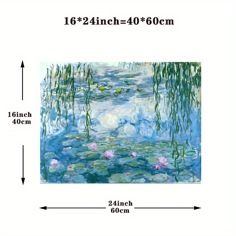 Monet Famous Oil Paintings Flowers Painting Tapestry Wall - Temu Australia