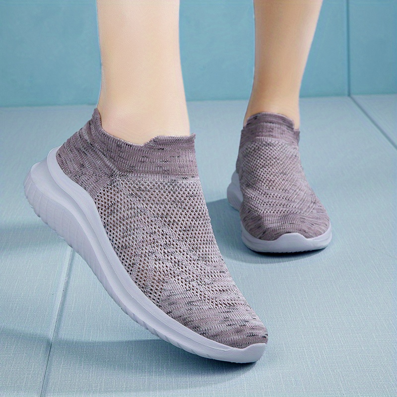 women s breathable knit sneakers lightweight low top slip Temu Australia