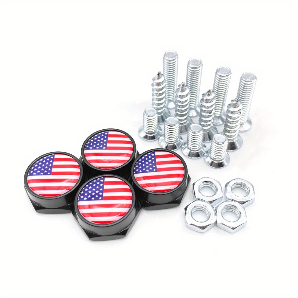 4 License Plate Frame Replacement STAINLESS SCREWS Universal No Rust Car Truck