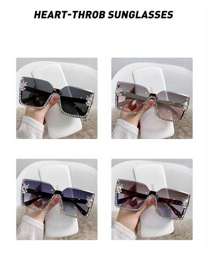 Heart-Throb Glasses - Fun Oversized Heart-Shaped Sunglasses