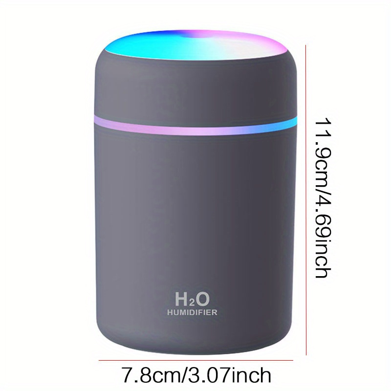 1pc colorful 220ml cool mist humidifier essential oil diffuser for room office desktop home car air fresheners and back to school supplies details 1