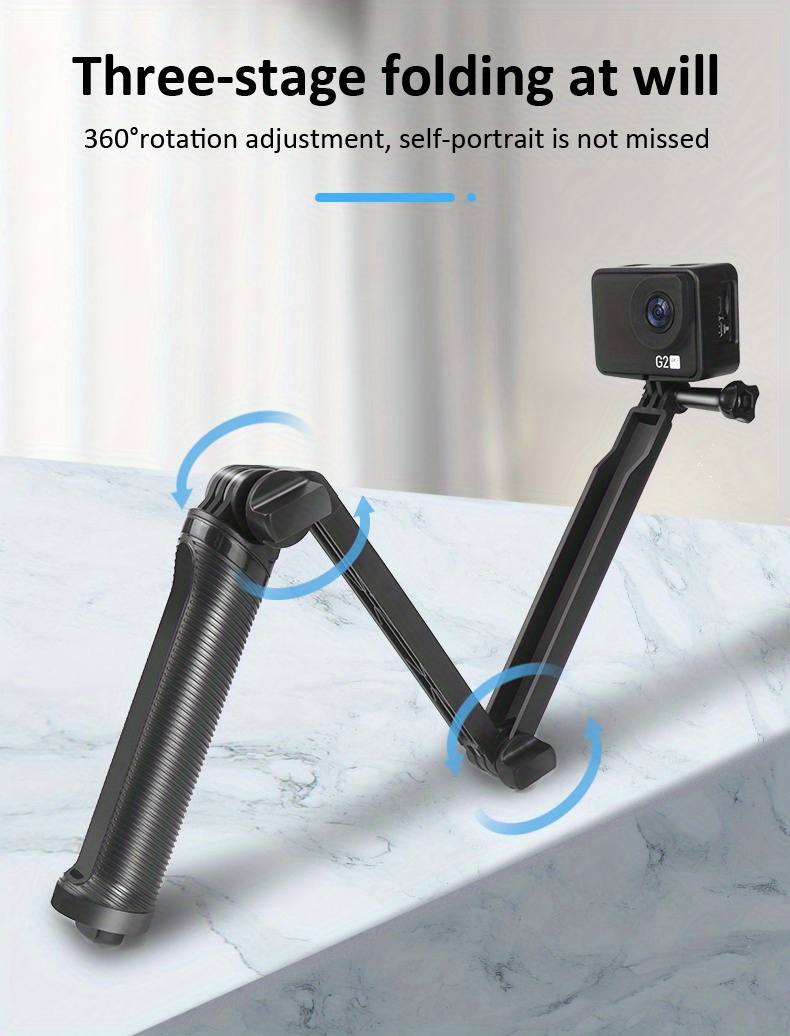 3 Way Tripod For Hero 11/10/9/8 Session/ Max And Other - Temu