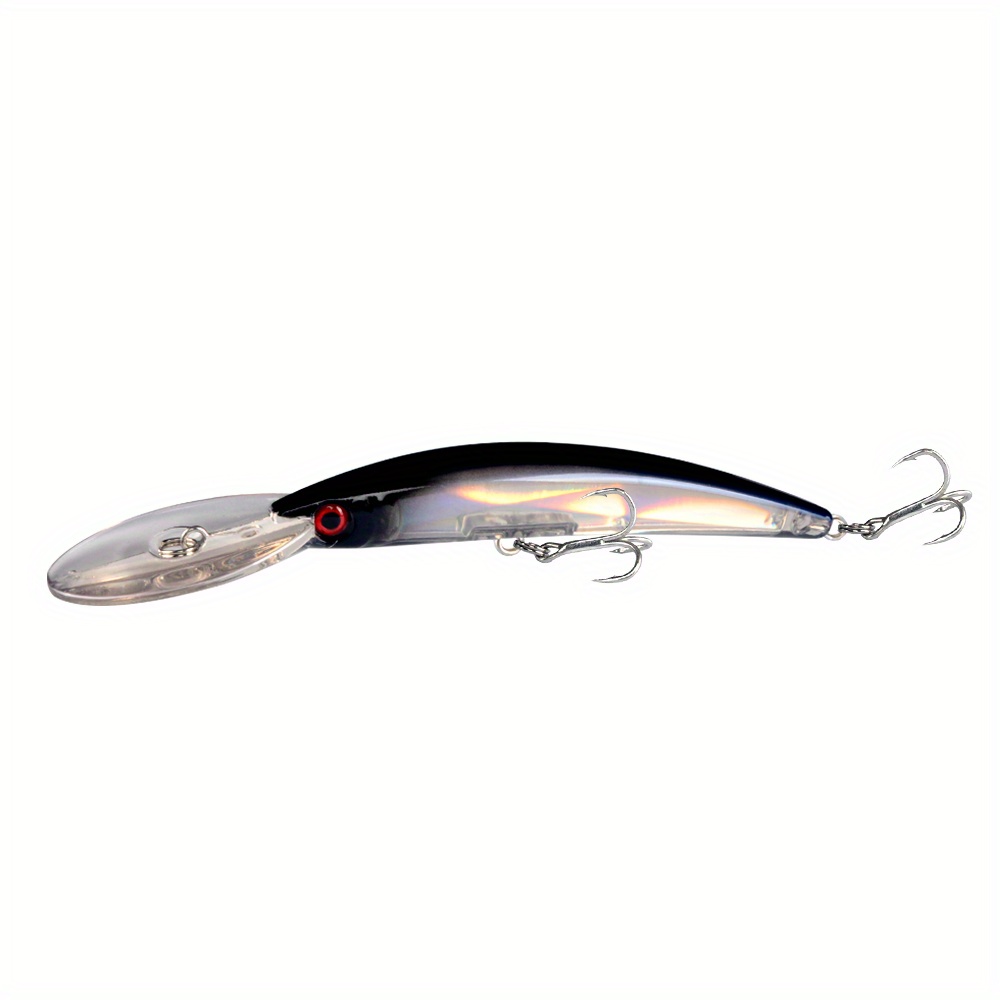 Big Game Fishing Lure Minnow Fishing Lure with 3 treble Hooks saltwater  Fishing Tackle 25.4g/0.89oz fishing bait 18cm/7.08in