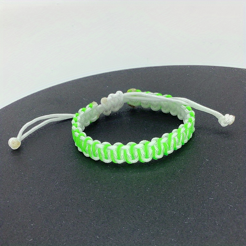 Adjustable Bracelet Thread, Green Rope Bracelet, Bracelet Strings