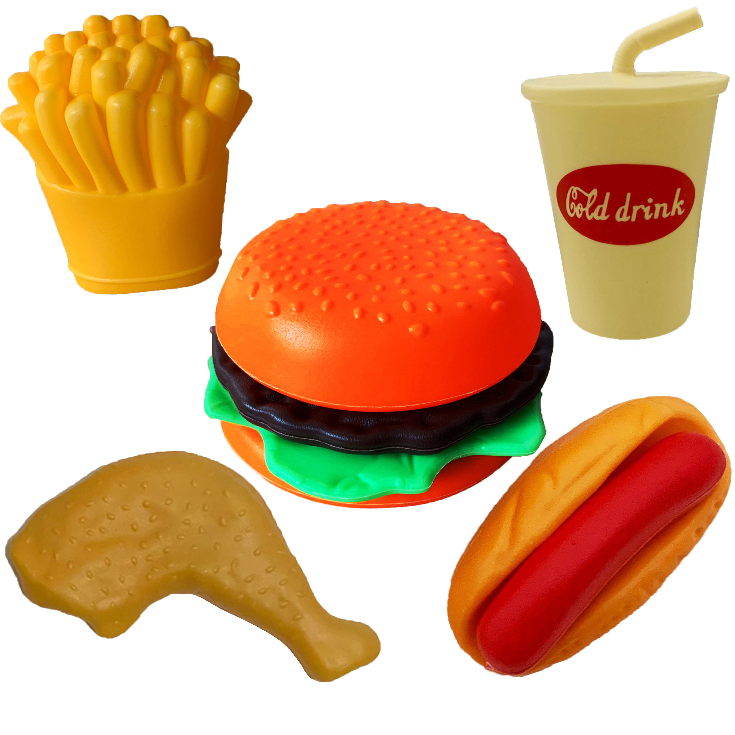 Burger Hot Dog,pizza And Cake Pretend Toy Play Food Set,kids Pretend  Kitchen Playset,simulated Tableware Plastic Knife,fork,dinner Plate Toy, children's Birthdays,halloween,thanksgiving,christmas Gifts - Temu Belgium