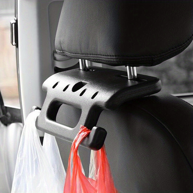 Auto Hooks , Car Storage Organiser Bag Hooks, Car Seat Headrest Hanger For  Hang Bag Handbag Plastic Multifunctional Heavy Duty Storage Hooks (8pcs, Bl