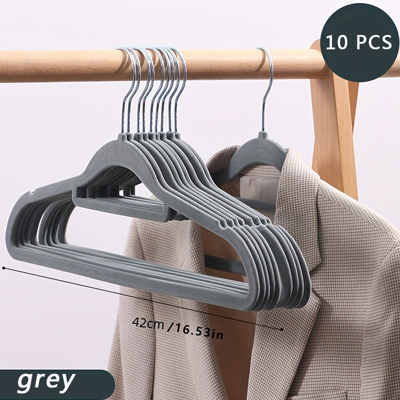 Velvet Hangers, Non-slip Hangers Swivel Hooks, Slim Space-saving Hangers, Velvet  Hangers For Closet, Heavy-duty Hangers - Temu