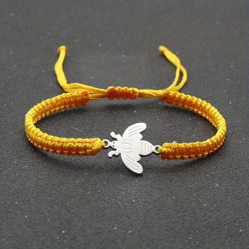 Friendship Bracelet  Bee with Detail Symbol