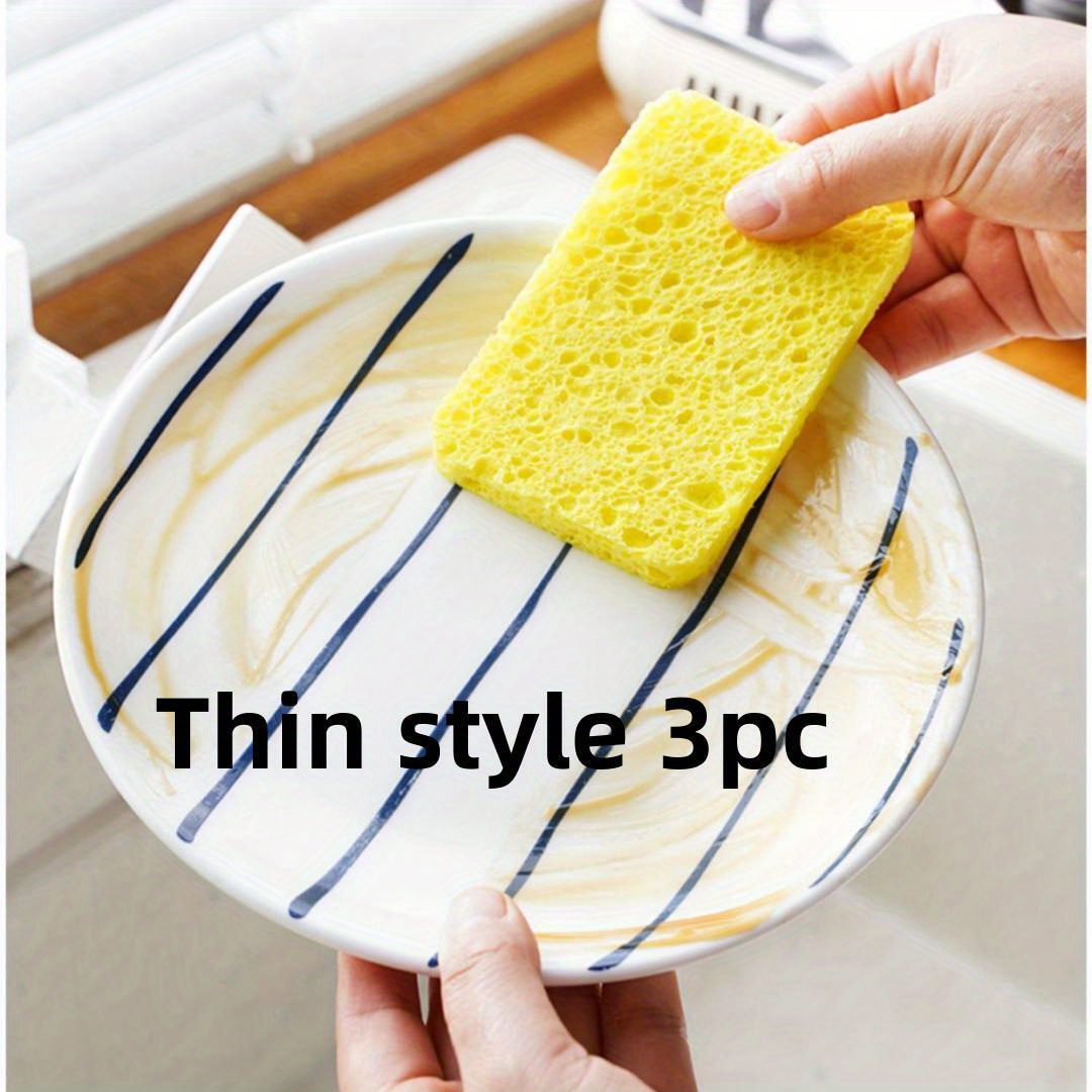 4Pcs Dish Cleaning Sponges, Cute Fruit-Shape Thickened Kitchen Sponge,  Multifunctional Wipe Decontamination Lightweight Cleaning Dishes Sponge  Washing