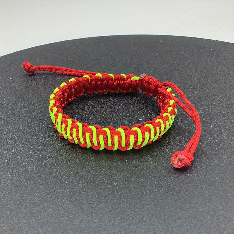 Men's Rope Braid Bracelet Men Red Thread Bracelet Attract - Temu