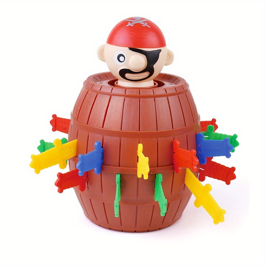 Pirate Bucket Childrens Toy Interactive Small Board Game Trick Trick