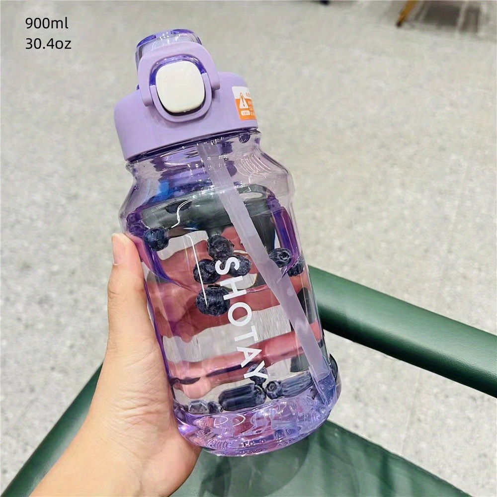 1pc Sports Water Bottle 900ml/30.4oz, High Temperature Resistant