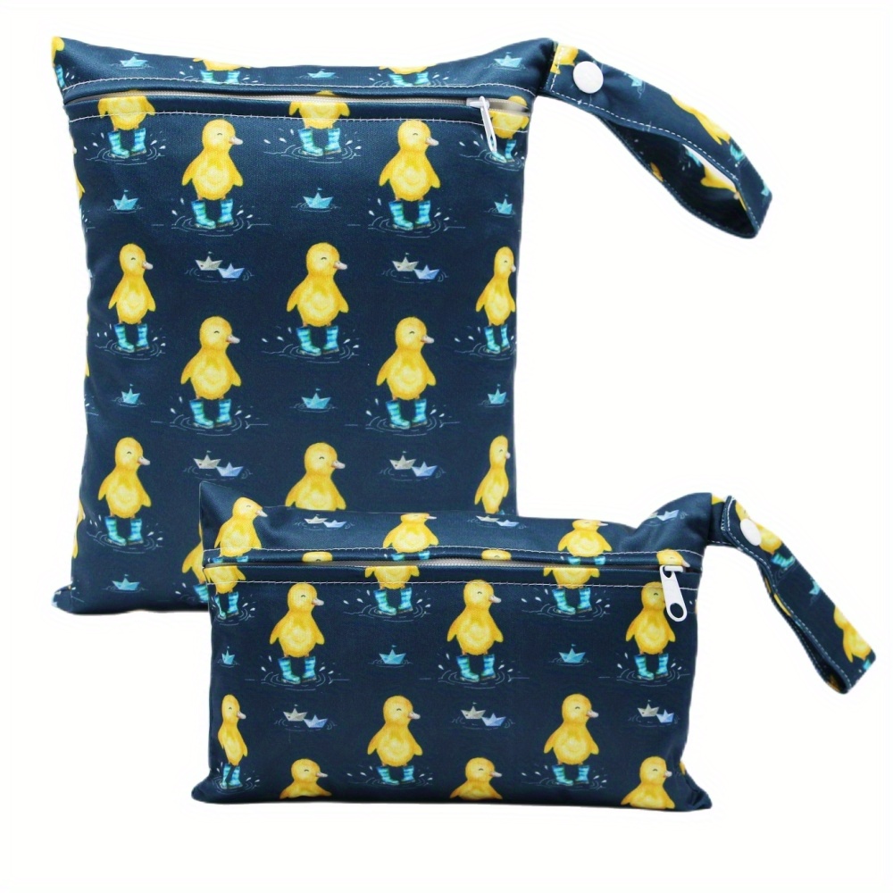   2 pcs duck print diaper bag details 0