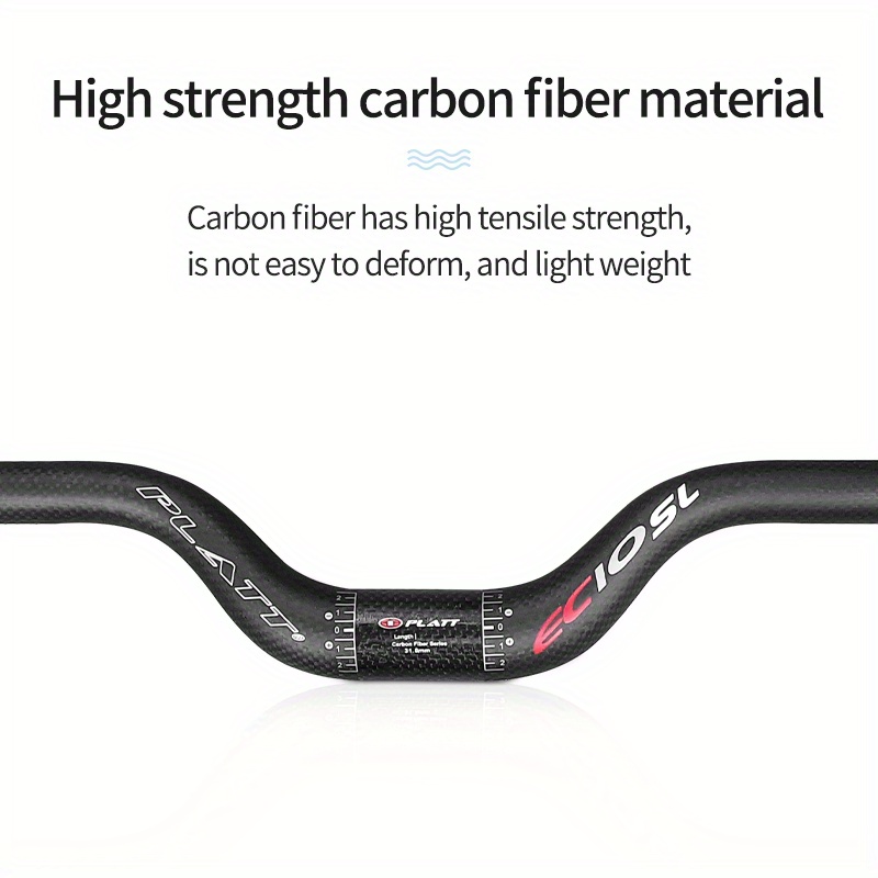 Carbon Fibre Riser Handlebar (31.8mm), Lightweight Bikes Parts