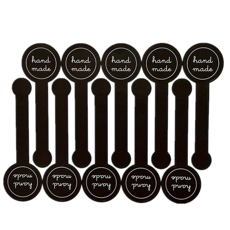 Handmade Black Lollipop Sealing Stickers Self adhesive Craft - Temu