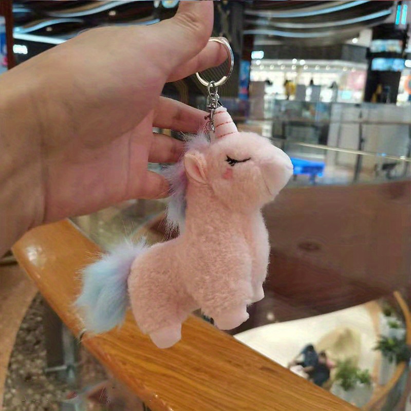 2Pcs Unicorn Pom Poms Keychain Cute Keychains for Girls Cute Fur Animal  Keychain Unicorn Puff Keychain Unicorn Keychain Plush Unicorn Puff Ball