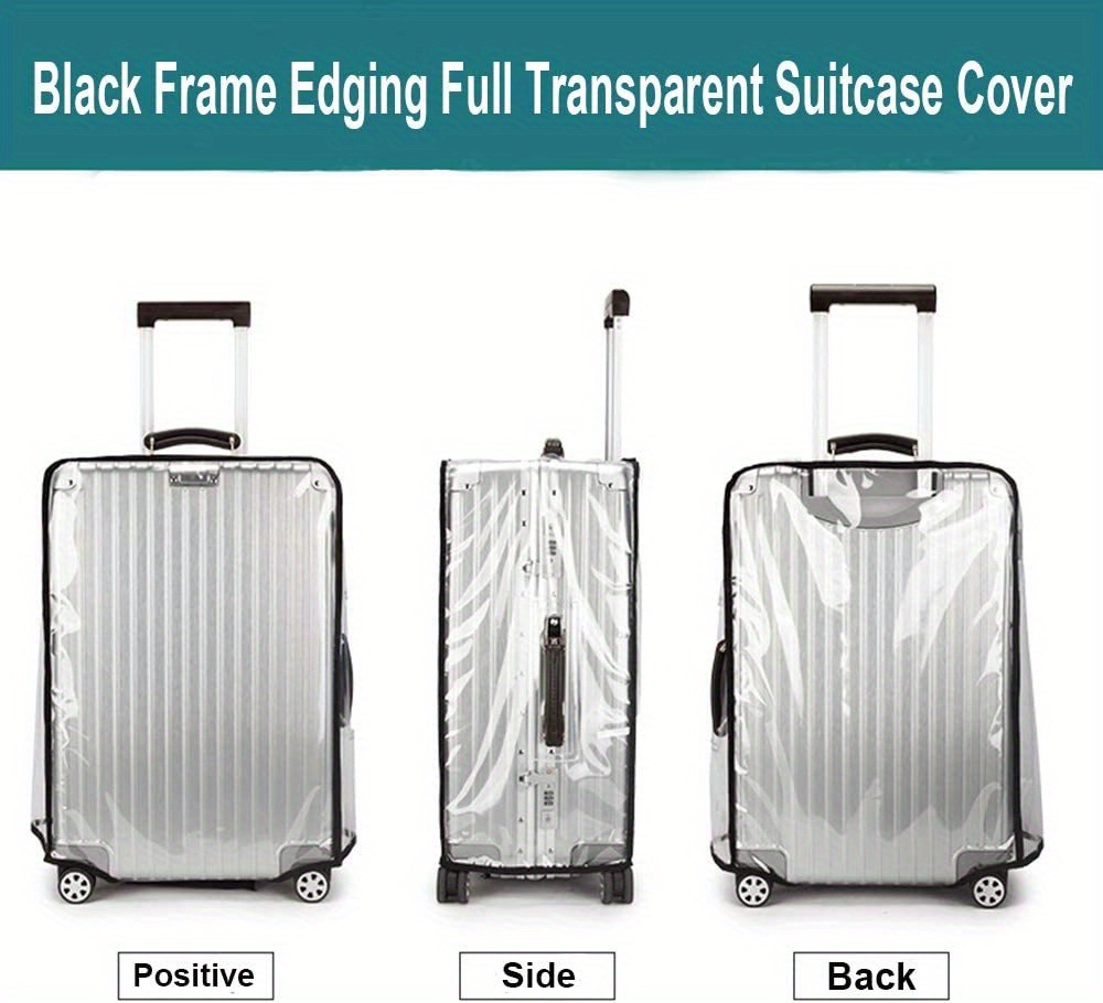 Transparent PVC Suitcase Covers for 20-30 Inch Luggage - Travel Protector