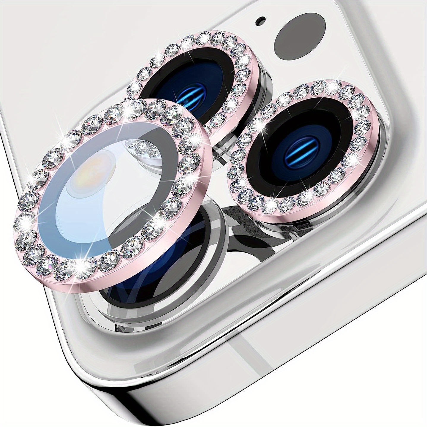  Goton Protector de metal brillante para iPhone 14 Plus y iPhone  14, protector de lente de cámara, cubierta de lente de diamante con  purpurina, accesorios para iPhone 14 Plus y 14