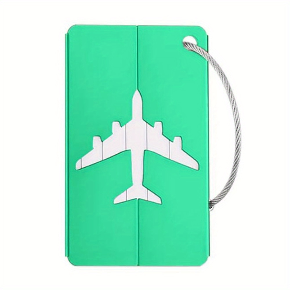 Colorful Aluminium Luggage Tags With Name Id Cards Stainless - Temu