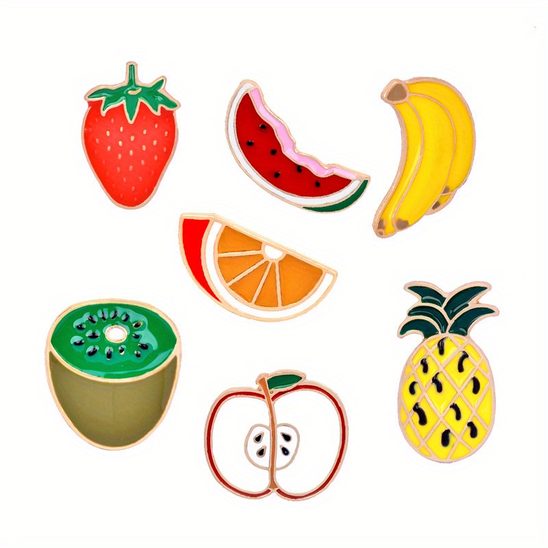 Kawaii Banana Enamel Pin Cute Enamel Pin Fruit Enamel Pins 