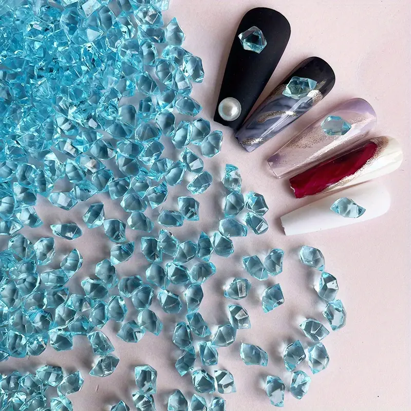 Clear Polar Ab Nail Resin Crystals Multi shaped Glass - Temu